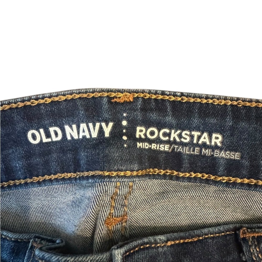 Old Navy Dark Blue Skinny Jeans - Picture 5 of 7